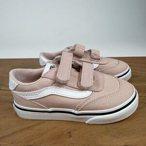 New NIB Little Kids Vans Brooklyn Ls V Canvas Skateboarding Sneakers Shoes 8 C